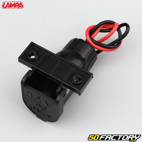 Tomada universal de isqueiro 12/24V Lampa preto