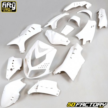 Kit de carenado Peugeot Speedfight  XNUMX, XNUMX Fifty  color blanco