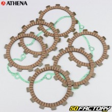 Clutch friction plates with cover gasket KTM SX 65 (2008) Athena