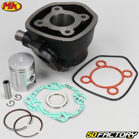 Cilindro piston hierro fundido Ã˜XNUMX mm Minarelli horizontal liquido MBK Nitro, Yamaha Aerox ... XNUMX XNUMX Metrakit