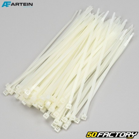 Plastic collars (rilsan) 4.5x200 mm Artein blanks (100 pieces)