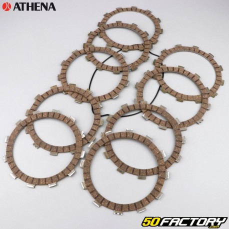 Clutch friction plates with cover gasket KTM EXC 250 (2004 - 2012), 300 (2006 - 2012), SX 250 (2003 - 2012) Athena