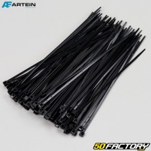 Plastic collars (rilsan) 2.5x135 mm Artein black (100 pieces)