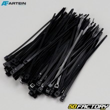 Plastic collars (rilsan) 3.5x140 mm Artein black (100 pieces)