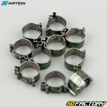 Abrazaderas de clip Ø8.50 mm W4 Artein acero inoxidable (juego de 10)