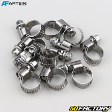 Abrazaderas de tornillo ØXNUMX-XNUMX mm WXNUMX Artein  acero inoxidable (juego de XNUMX) XNUMX mm