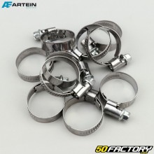 Screw clamps Ø16-27 mm W2 Artein stainless steel (set of 10) 9 mm