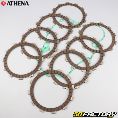 Clutch friction plates with cover gasket Kawasaki KX 500 (1998 - 2004) Athena