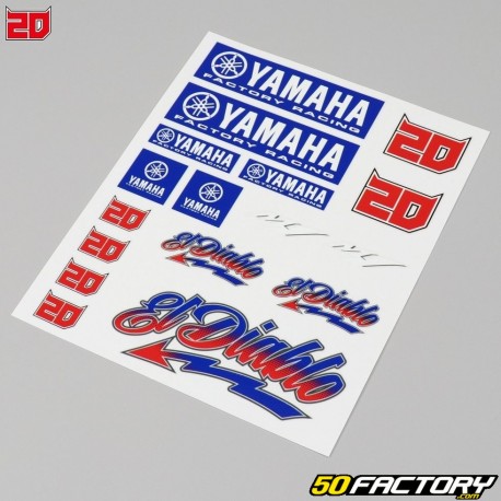 Planche Stickers Yamaha Quartararo 20