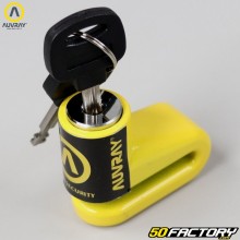 Anti-theft blocks disc Auvray Scooter BD16 yellow and black