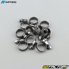 Screw clamps Ø10-16 mm W2 Artein stainless steel (set of 10) 7.5 mm