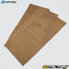 195x475 mm cutting cork gum sheets Artein (batch of 3)