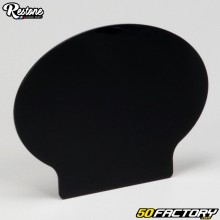 Plastic shell number plate small model 175 mm Restone black