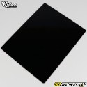 Rectangular plastic number plate large model 250 mm Restone black
