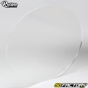 Small oval plastic number plate 175 mm Restone transparent