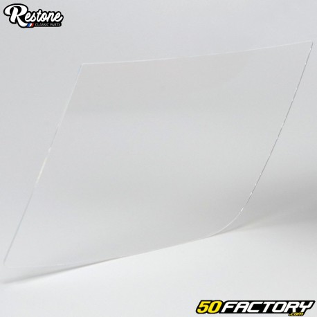 Plastic number plate racer large model 275 mm Restone transparent