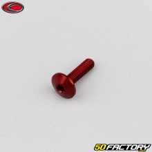 4x15 mm screw rounded head Evotech red (per unit)