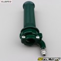 Empuñadura de gas Mini Targa con revestimiento izquierdo Peugeot  XNUMX, XNUMX MBK... Verde Lusito