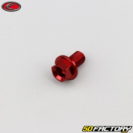 6x10 mm vite testa esagonale Evotech base rossa (per unità)