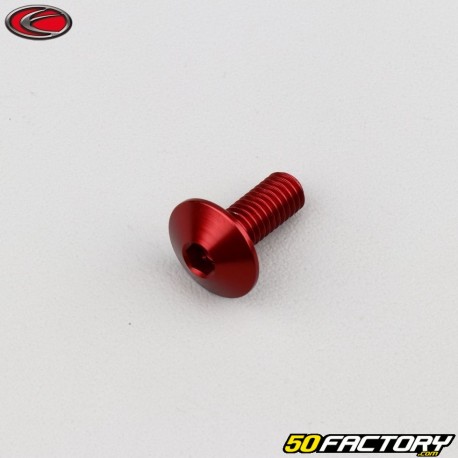 Vis 6x15 mm tête BTR bombée Evotech rouge (à l'unité)