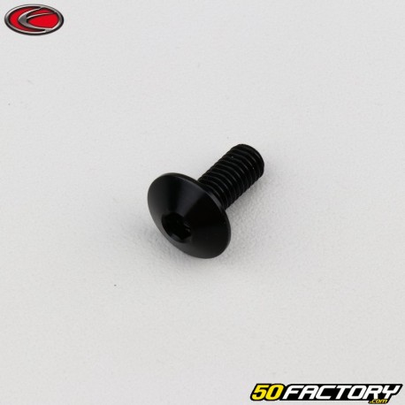 Vis 6x15 mm tête BTR bombée Evotech noire (à l'unité)