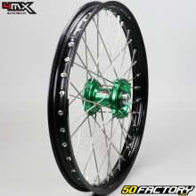 Jante avant (21-1.60) Kawasaki KX 125, 250, KXF 250, 450 (depuis 2006) 4MX noire moyeu vert