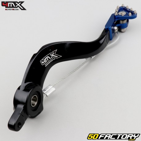 Rear brake pedal Husqvarna FC 350, 450, KTM EXC 200... 4MX black and blue