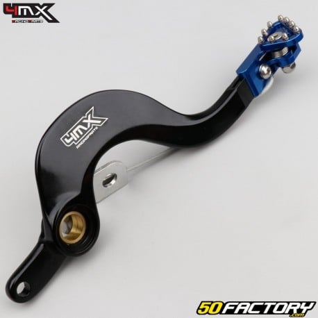 Pedal de freno trasero Suzuki RM-Z 450 (2008 - 2018) 4MX negra y azul