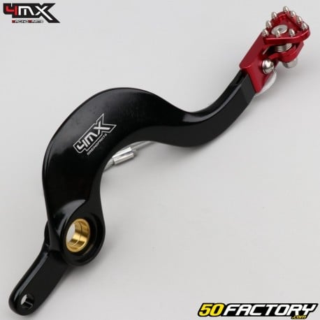 Pedal de freno trasero Suzuki RM-Z 450 (2008 - 2018) 4MX negra y roja