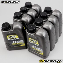 Engine oil 2T  Gencod 100% synthetic 1L (box of 8)