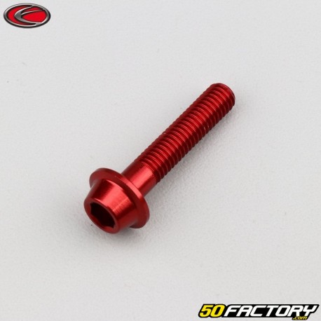 Tornillo de 6x30 mm BTR cabeza abombada base Evotech rojo (por unidad)