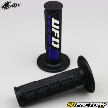 Handle grips UFO  black and blue traxes