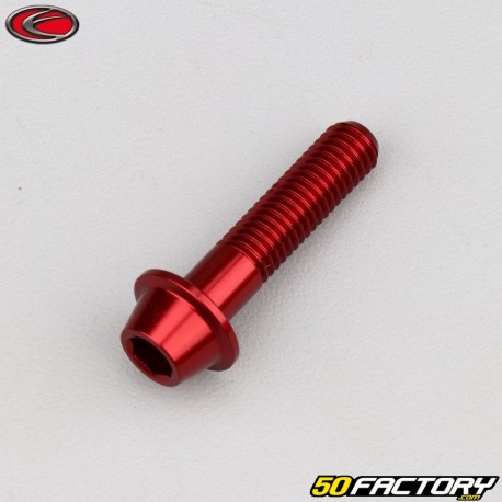 Tornillo de 8x35 mm BTR cabeza abombada base Evotech rojo (por unidad)