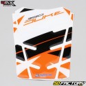 Proteção do tanque KTM Duke 390 4MX branco, laranja e preto