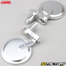 Round mirrors to be fixed at the ends of the handlebars Lampa Last Gray