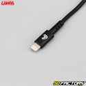 Apple USB/Lightning Stretch-Kabel Lampa  schwarz