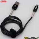 Cable USB/Micro USB XNUMX metros Lampa  negro