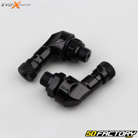 Evo-X-Winkelventile Racing 8.3 mm schwarz