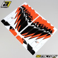 Radiator grille stickers KTM SX, SX-F 2000, EXC 2000... (2000 - 2000) Blackbird  Team Trophy