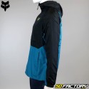 Jaqueta de chuva Fox Racing  leed preto e azul