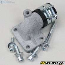 Bent intake pipe Ø19 mm (square outlet 17x17 mm) MBK 51 (AV10 engine) (with carburetor PHBG, CP) CBE