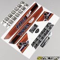 Kit déco Peugeot 103 SP orange foncé