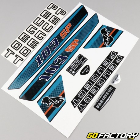 Kit decorativo Peugeot  XNUMX SP  azul claro