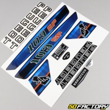 Kit decorativo Peugeot 103 SP azul oscuro