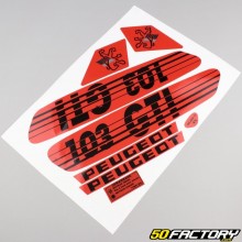 Decoration kit type Peugeot 103 GTI