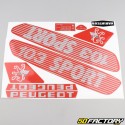 Kit grafico standard Peugeot 103 Sport rosso