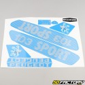 Standard graphic kit Peugeot 103 Sport light blue
