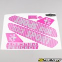 Kit grafico standard Peugeot 103 Sport rosa