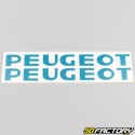 Engine cover decals Peugeot 103 blue turquoise