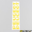 Stickers de carters moteur Peugeot 103 jaunes